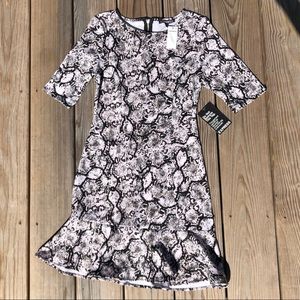 NWT Express Snake Skin Grey Mini Dress size 2
